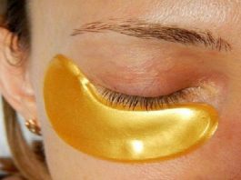 Золотая маска для кожи вокруг глаз. Минус 10 лет за 5 минут