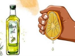 Выжмите сок 1 лимона добавьте ложку оливкового масла. Этот совет вы запомните до конца своей жизни
