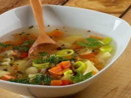 Этот суп способствует очищению организма. Вес уменьшается, а здоровье укрепляется